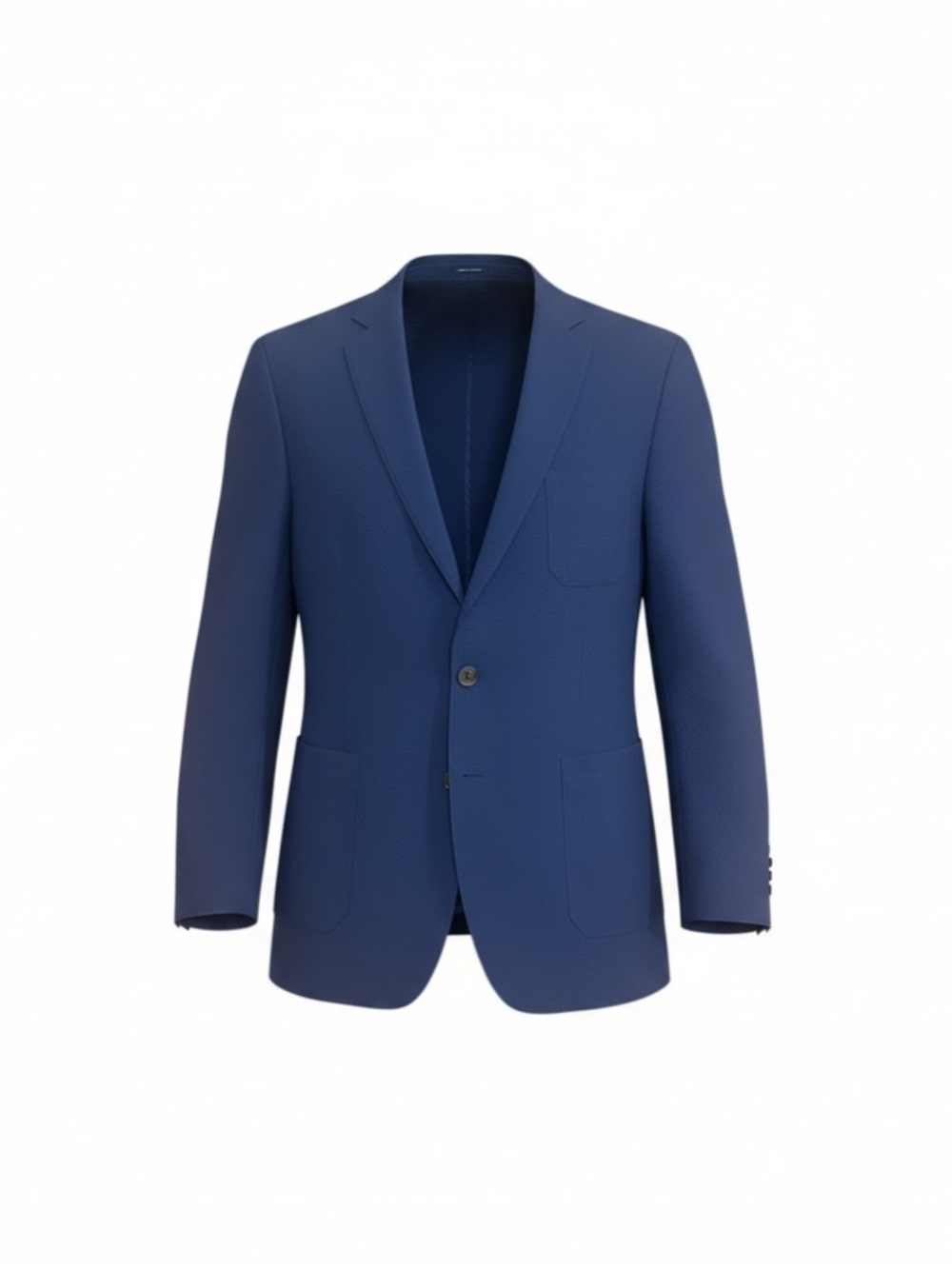 Stafford Deep Blue Two-Button Sport Coat Classic Fit 48 Regular NWT